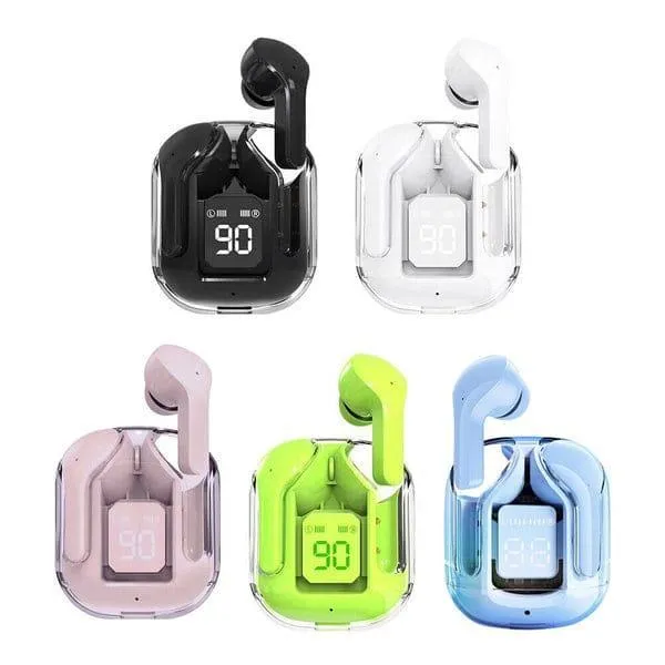 Ultrapods Max Bluetooth 5.3 transperant wireless earbuds - Image 2