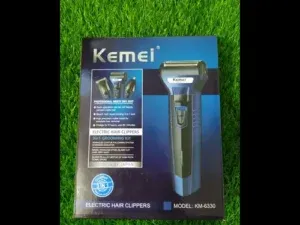 Kemei Km-6330 3 In 1 Professional Hair Trimmer Super Grooming Kit Shaver Clipper Nose Trimmer 3 - Image 2