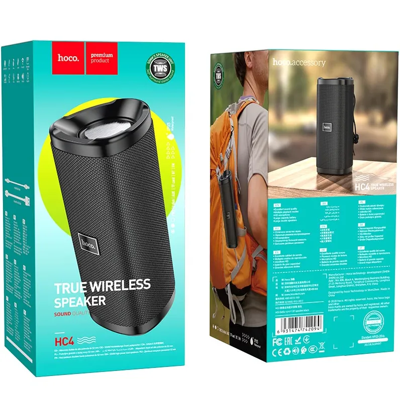 Hoco HC4 Bella Sports BT Speaker – Portable & Powerful - Image 3