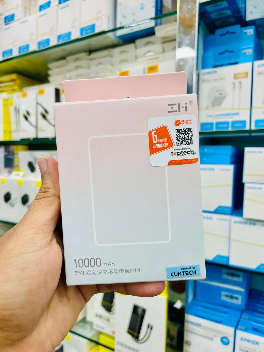 Cuktech ZMI 10000mAh QB817 Mini Fast Charging Powerbank-Blue Cuktech ZMI 10000mAh QB817 Mini Fast Charging Powerbank-Blue - Image 4